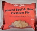 WRIGHTS MINCED BEEF & ONION  PIE