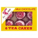 TUNNOCK'S REAL MILK CHOCOLATE 6 TEA CAKES