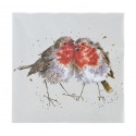 WRENDALE DESIGNS SNUGGLED TOGETHER ROBINS LUNCH NAPKIN