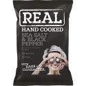REAL HAND COOKED SEA SALT & BLACK PEPPER CHIPS