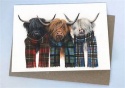 DOUBLE CARD WITH ENVELOPE THE COLOURS OF THE HIGHLANDS