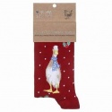 WRENDALE DESIGNS LADIES SOCKS CHRISTMAS DUCK