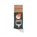 WRENDALE DESIGNS CHRISTMAS MENS SOCKS CHRISTMAS ROBIN