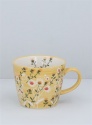 GIZELA GRAHAM STONEWARE MUG YELLOW WILD DAISY