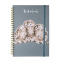 WRENDALE DESIGN OWLETS A4 SPIRAL BOUND NOTEBOOK