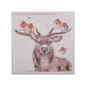 WRENDALE DESIGNS FESTIVE FRIENDS 8 LUXURY BOXED CHRISTMAS CARDS