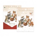 WRENDALE DESIGNS THE CHRISTMAS PARTY 8 LUXURY CHRISTMAS CARDS