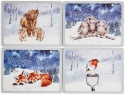 WRENDALE DESIGNS CHRISTMAS PLACEMATS SET/4