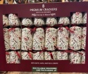 CHRISTMAS CRACKERS 8 PREMIUM BURGANDY BERRY