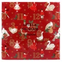 GISELA GRAHAM 12 DAYS OF CHRISTMAS LUNCH NAPKINS