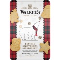 WALKER'S FESTIVE SHORTBREAD ASSORTMENT POLAR BEAR TIN