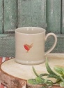 GISELA GRAHAM MINI MUG RED ROBIN