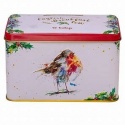 NEW ENGLISH TEAS ENGLISH BREAKFAST ROBIN CHRISTMAS TIN