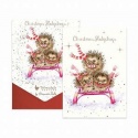 WRENDALE DESIGNS SLEDGEHOGS 8 LUXURY CHRISTMAS CARDS