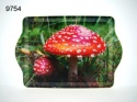 TRAY RED MUSHROOM MELAMINE SMALL